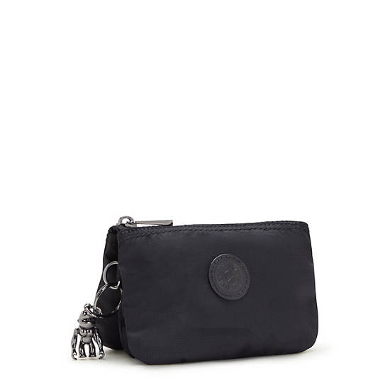 Kipling Creativity Small Classic Pouch Bags Black Camo Embossed | AU 2105NW